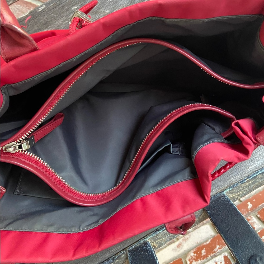 Agnes b. Voyage red travel tote - Picture 8 of 11